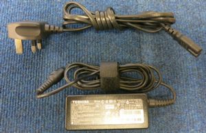 Toshiba PA3822U-1ACA Laptop Power Adapter Charger 45 Watt 19 Volts 2.37 Amps